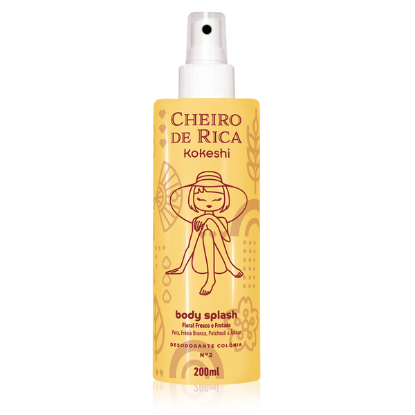 Body Splash - Cheiro de Rica Floral Fresco e frutado