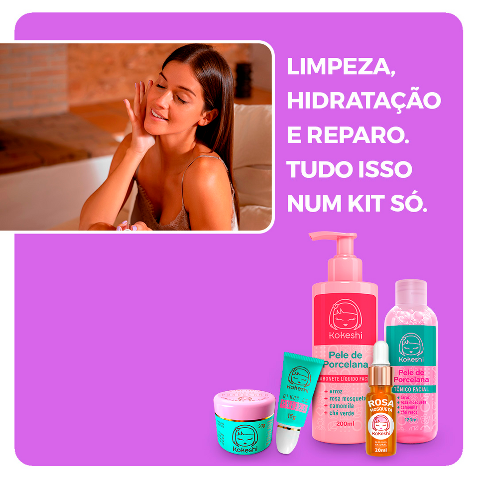 Kit Clássicos Kokeshi