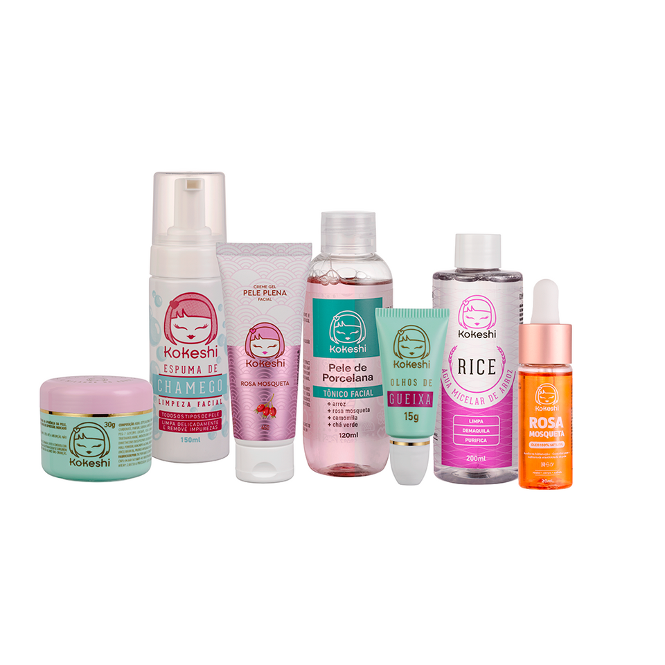 Kit Pele Renovada Kokeshi (Kit 7 em 1)