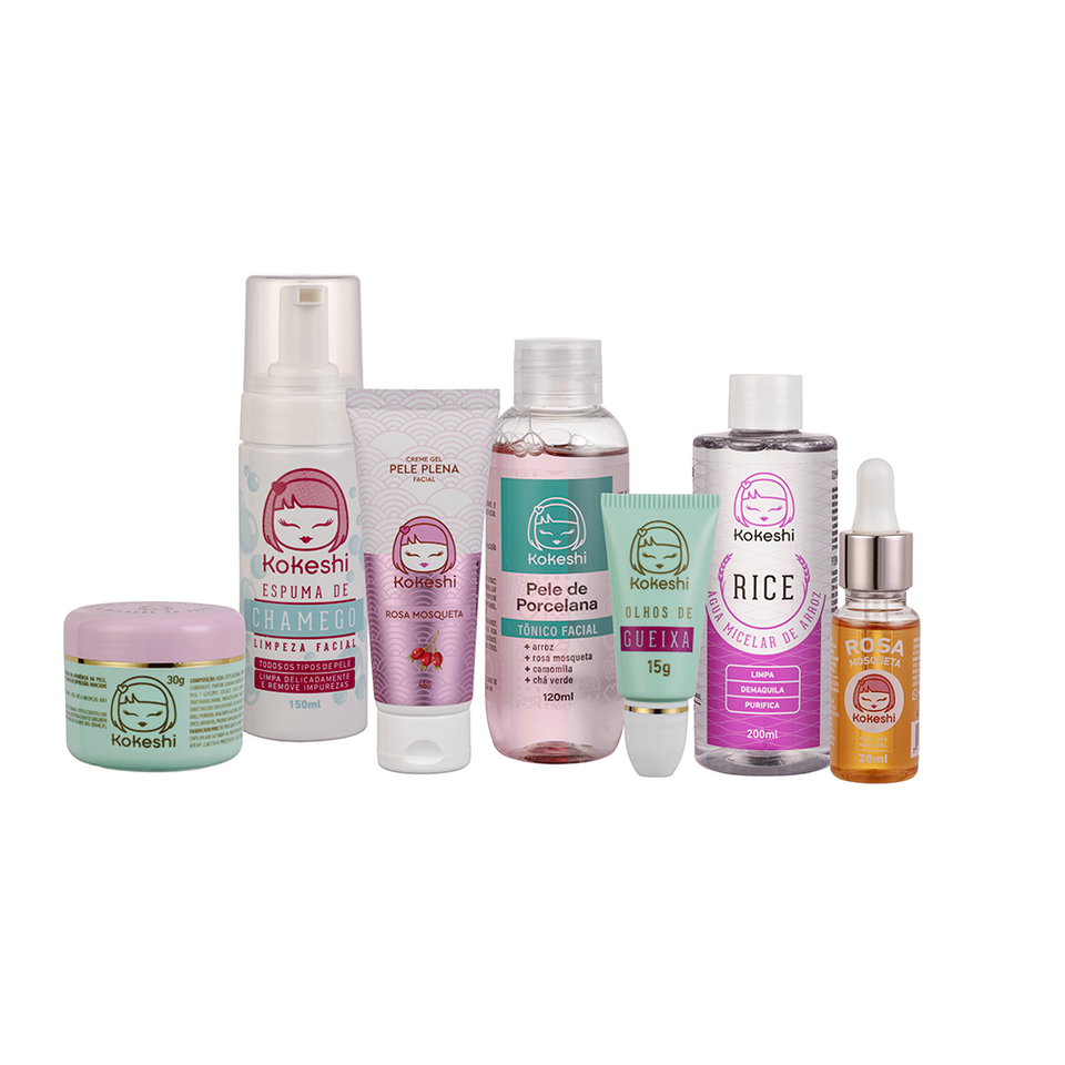 Kit Pele Renovada Kokeshi (Kit 7 em 1)
