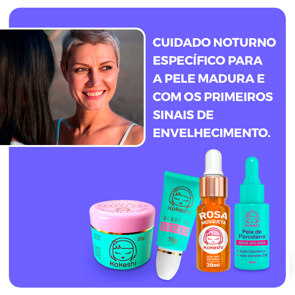 Kit Rejuvenescimento Noturno Kokeshi