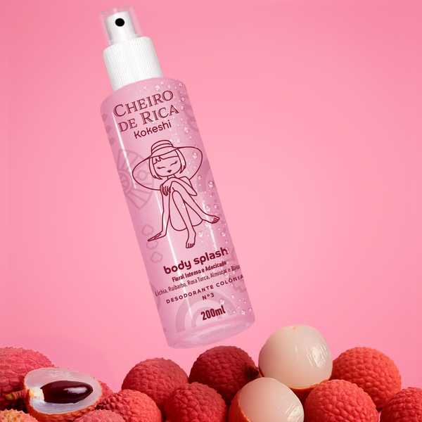 Body Splash - Cheiro de Rica Floral Intenso e Adocicado