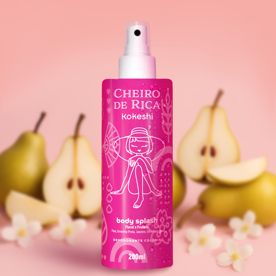 Body Splash - Cheiro de Rica Floral e Frutado