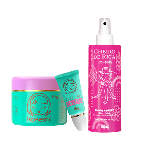 Kit Frescor e Hidratação Kokeshi