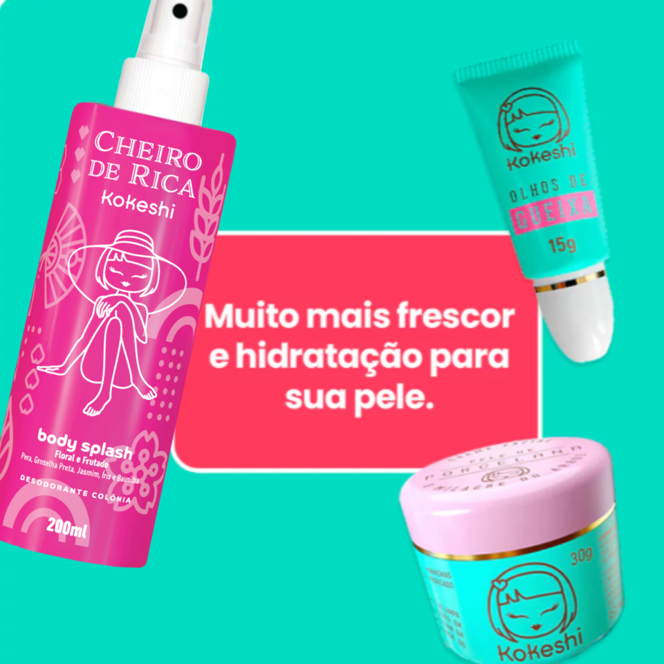 Kit Frescor e Hidratação Kokeshi