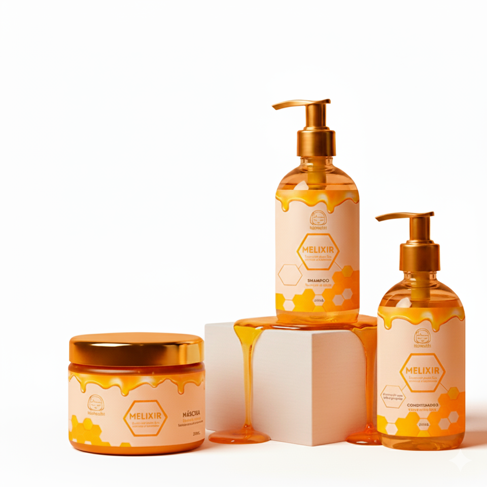 Linha Melixir - Kit Shampoo + Condicionador + Máscara