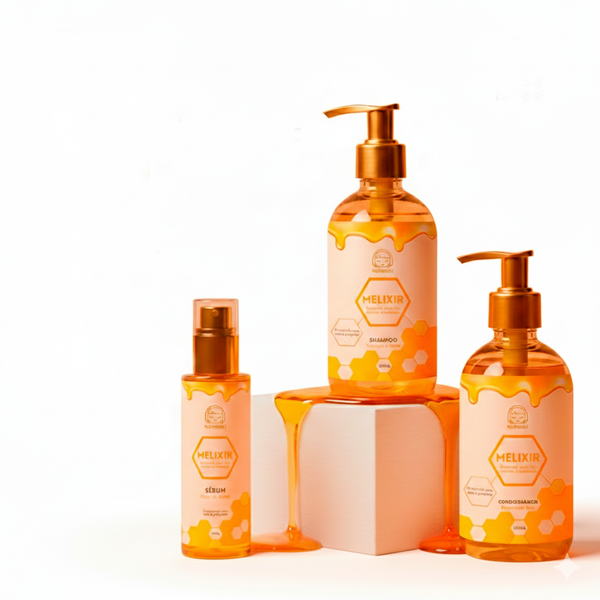 Linha Melixir - Shampoo + Condicionador + Sérum