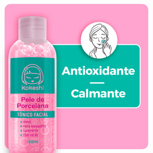 Kit Pele Radiante Kokeshi (Kit 6 em 1)