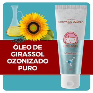 Creme Gel Facial Chuva de Ozônio Kokeshi