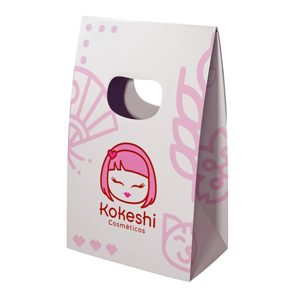 Sacolinha de Papel Kokeshi cores