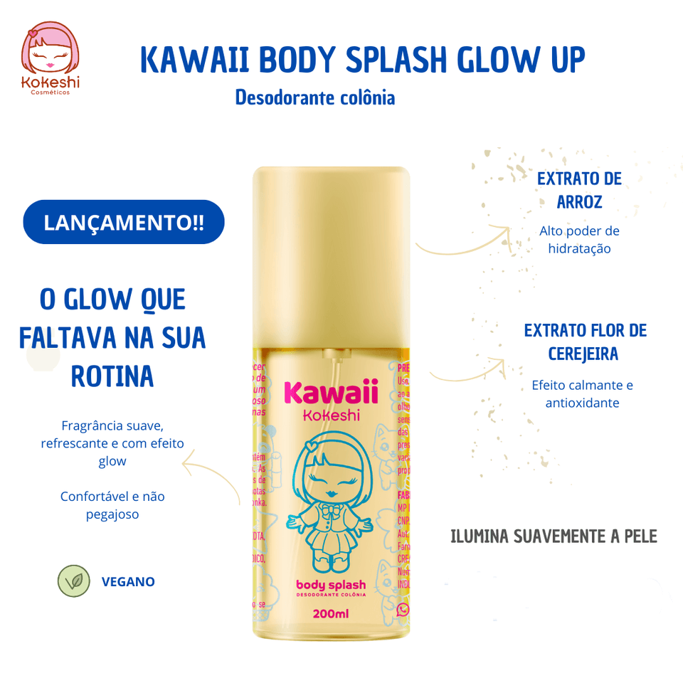 KAWAII BODY SPLASH 200ML GLOW UP