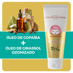 Creme Gel Facial Gota de Colágeno Kokeshi