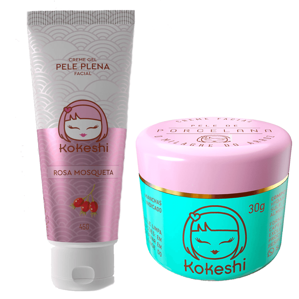 Kit Pele Radiante Kokeshi - Hidratante + Creme Pele Plena