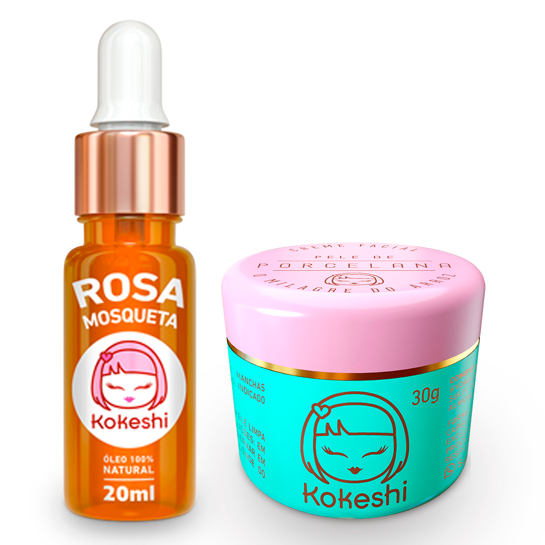 Kit Pele de Porcelana + Óleo de Rosa Mosqueta - Image 1