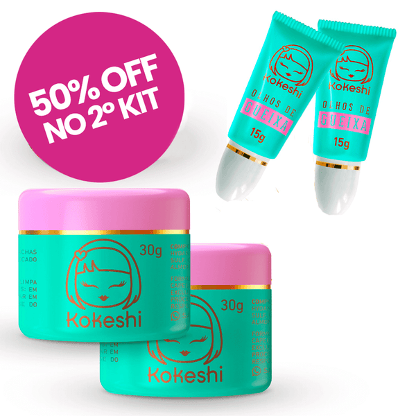 Super Kit Renovadores Faciais Kokeshi