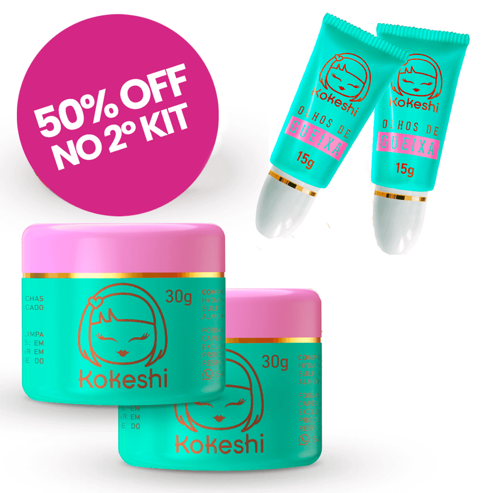 Super Kit Renovadores Faciais Kokeshi