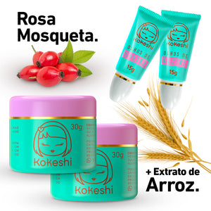 Super Kit Renovadores Faciais Kokeshi