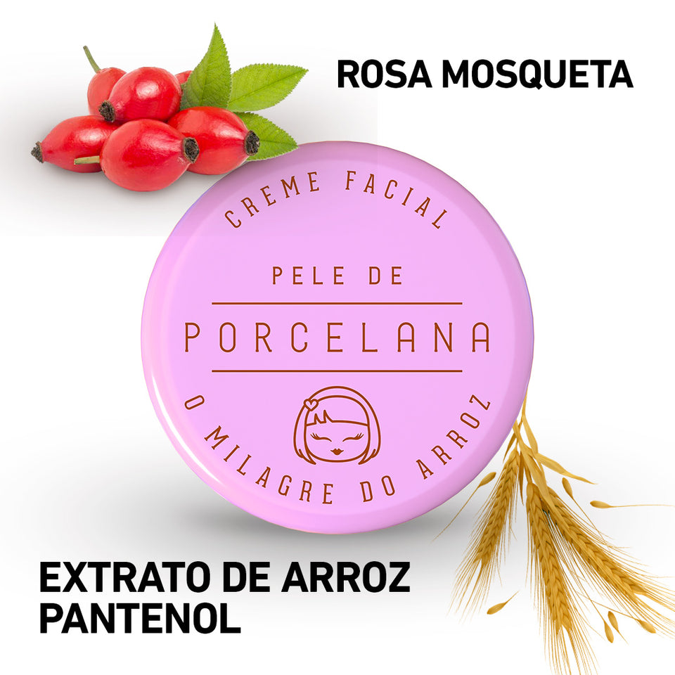 Kit Pele de Porcelana + Sérum Vitamina C Kokeshi - Hidratantes Faciais