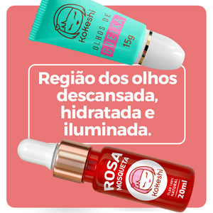 Kit Olhos de Gueixa + Óleo de Rosa Mosqueta