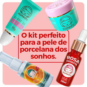 Kit Renovadores 4 Itens Kokeshi