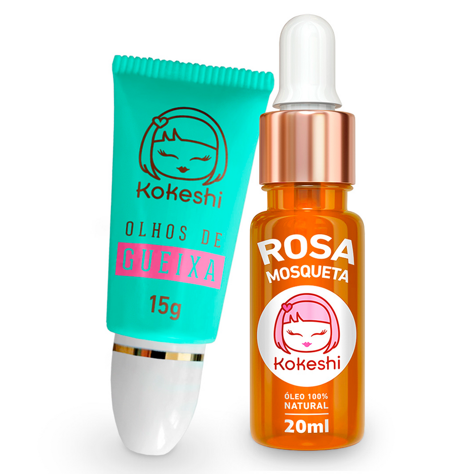 Kit Olhos de Gueixa + Óleo de Rosa Mosqueta