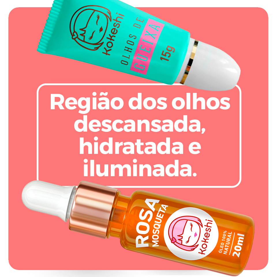 Kit Olhos de Gueixa + Óleo de Rosa Mosqueta