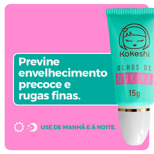 Hidratante Renovador para Area dos Olhos - Olhos de Gueixa Kokeshi