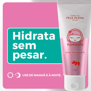 Creme Gel Facial Pele Plena Kokeshi