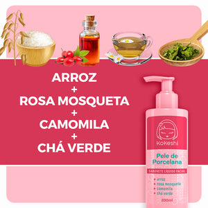 Kit Facial Hidratante + Sabonete Líquido