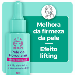 Sérum Facial Anti-idade Pele de Porcelana Kokeshi