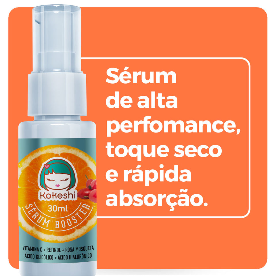 Kit Pele de Porcelana + Sérum Vitamina C Kokeshi - Hidratantes Faciais