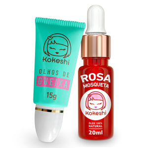 Kit Olhos de Gueixa + Óleo de Rosa Mosqueta